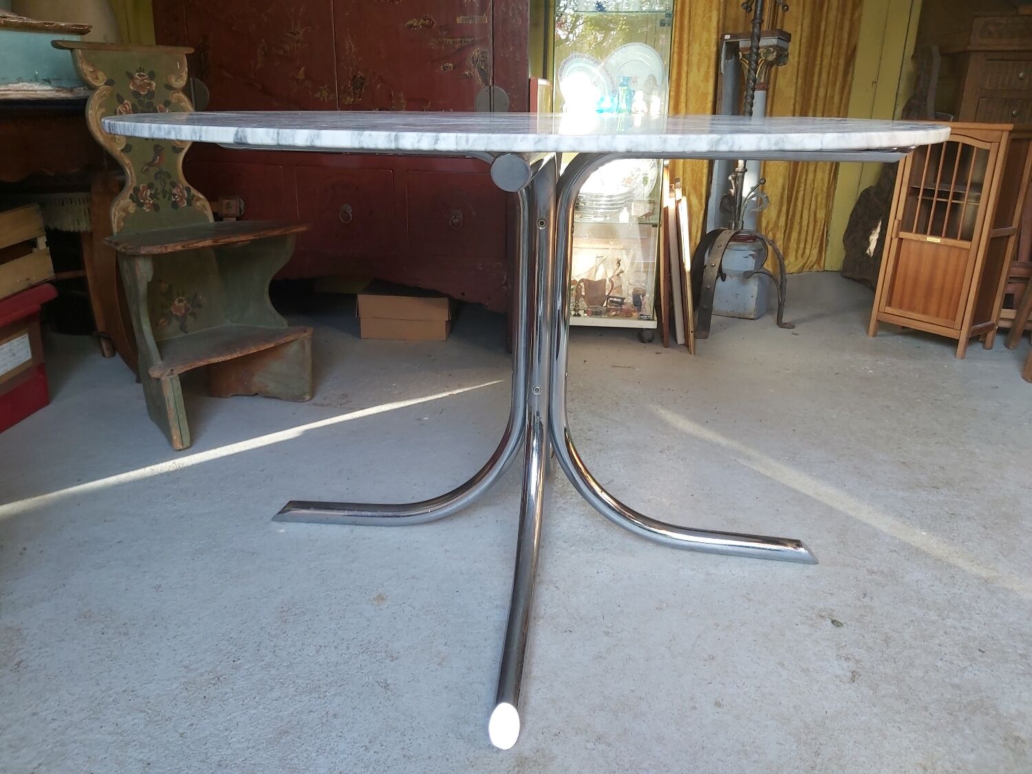 Vintage marble table