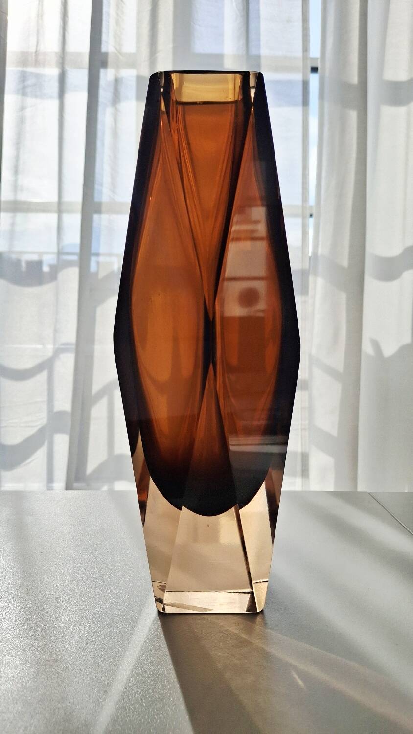 Sommerso Vase 1960s, atttibuted to Flavio Poli
