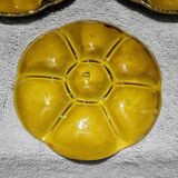 Authentic old vintage oyster set signed Gien France