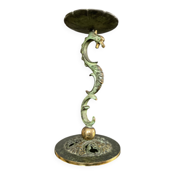 Bougeoir pic cierge style empire en bronze