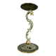 Empire style bronze candlestick with a candle holder