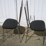 Lot of 2 vintage 70's chairs