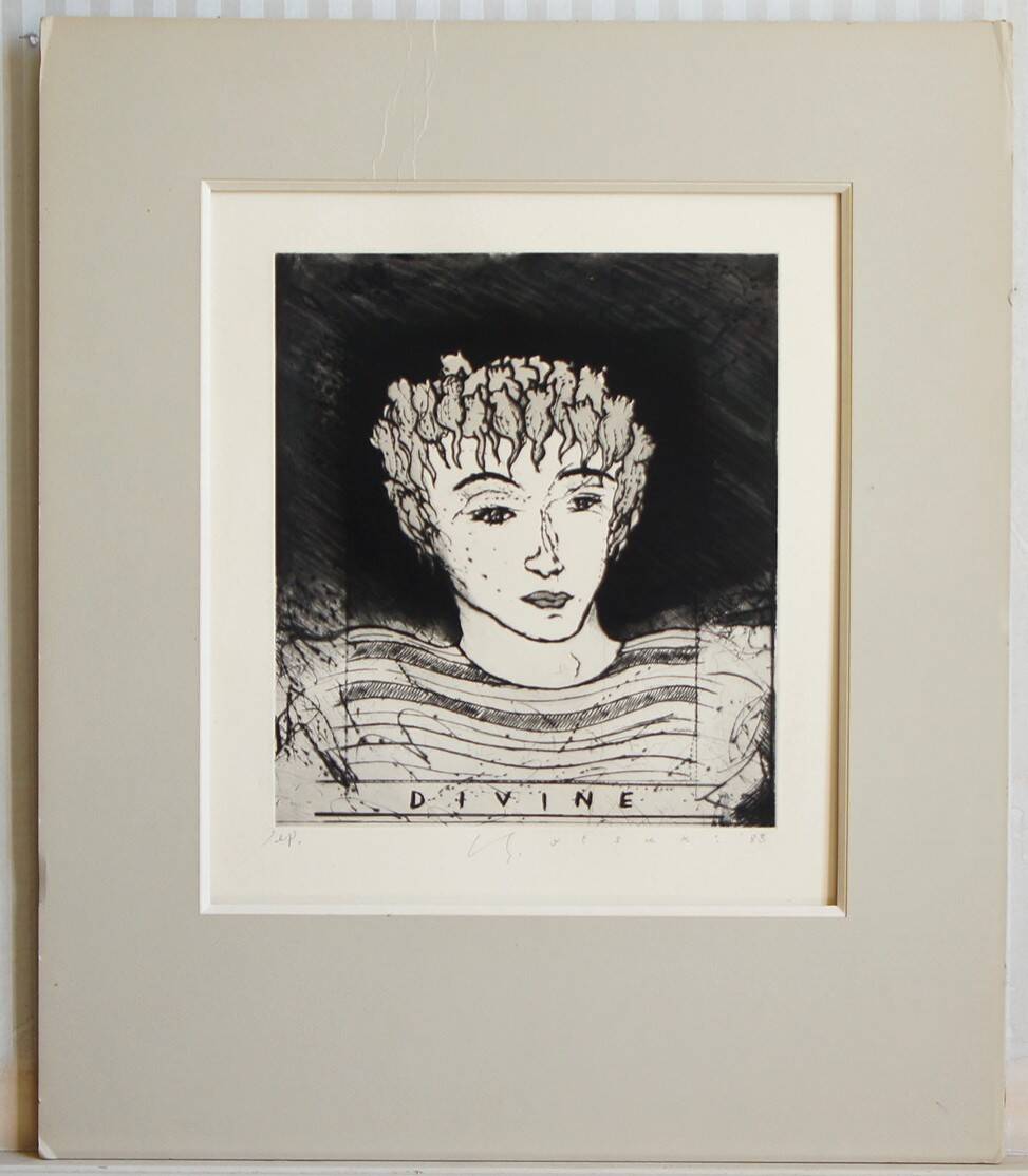 Yujiro OTSUKI (1948-), original signed print, 1983