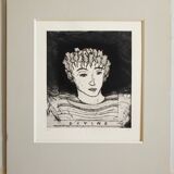 Yujiro OTSUKI (1948-), original signed print, 1983