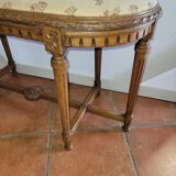 Antique walnut piano bench