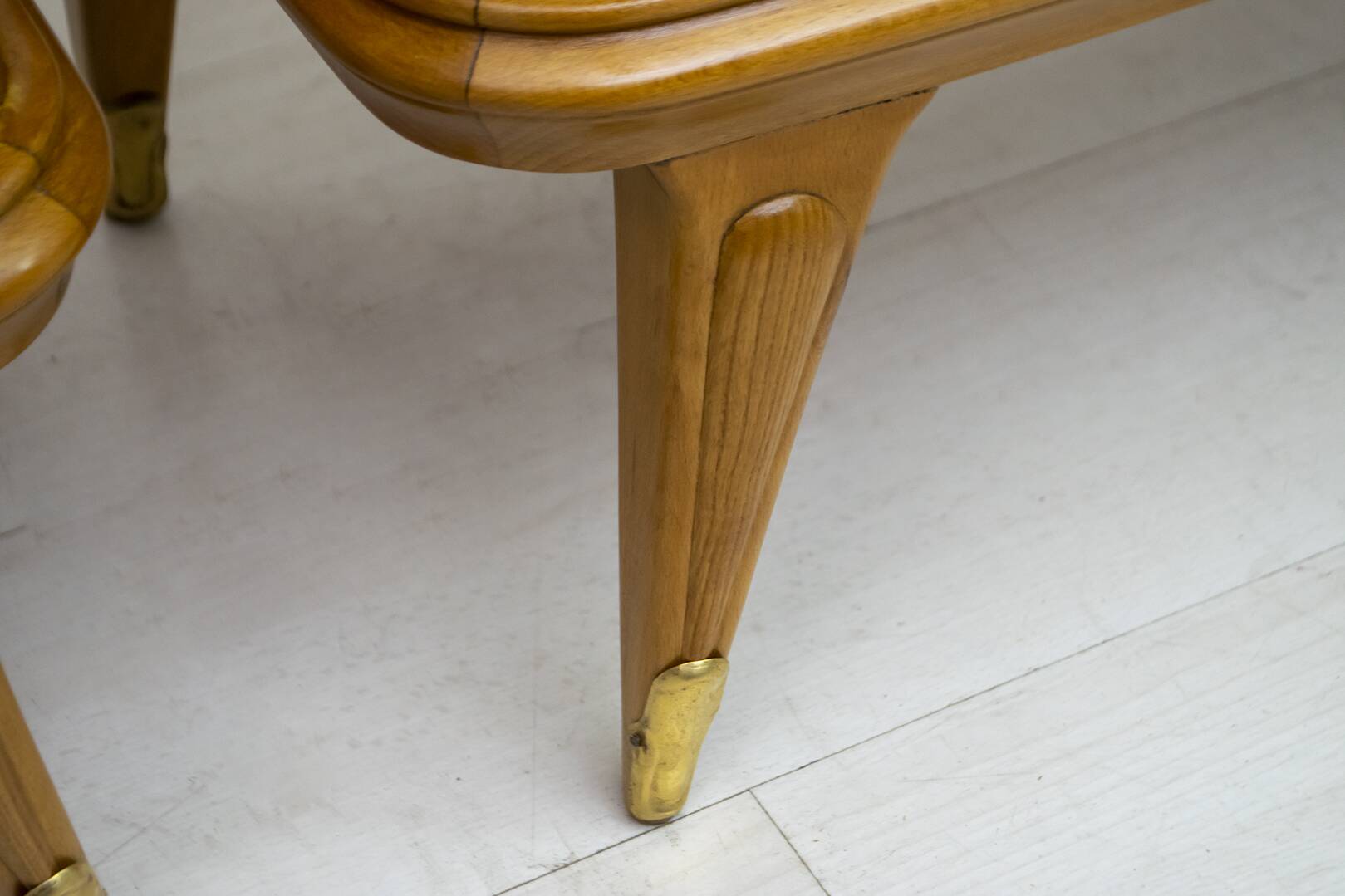 Pair of Mid-Century Modern Italian Ashwood Nightstands, 1950s