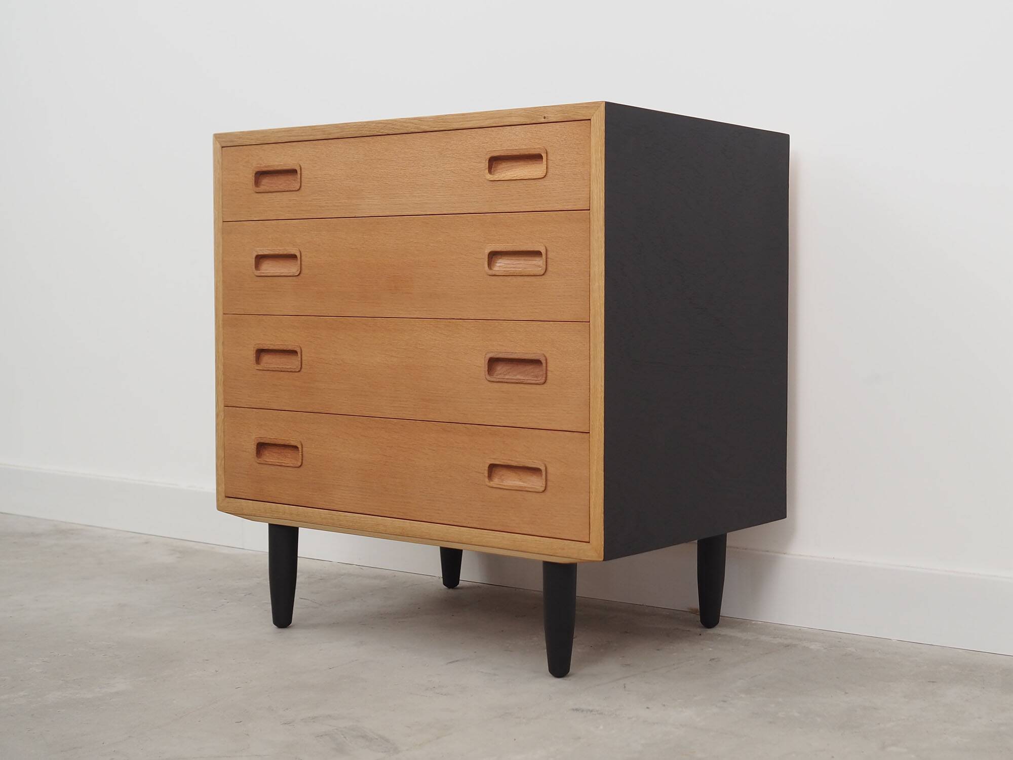Ash chest of drawers, Danish design, 1970s, manufacturer: Hundevad & Co