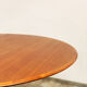 Round Circular Extendable Mid Century Teak Dining Table