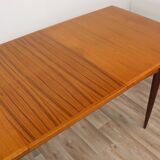 Scandinavian extendable teak dining table 1960