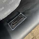 2x Chaise Joe Colombo Elda Longhi noir sur noir, état showroom !