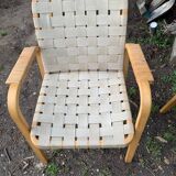 4 Alvar Aalto model 45 armchairs