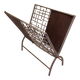 1970s metal magazine rack