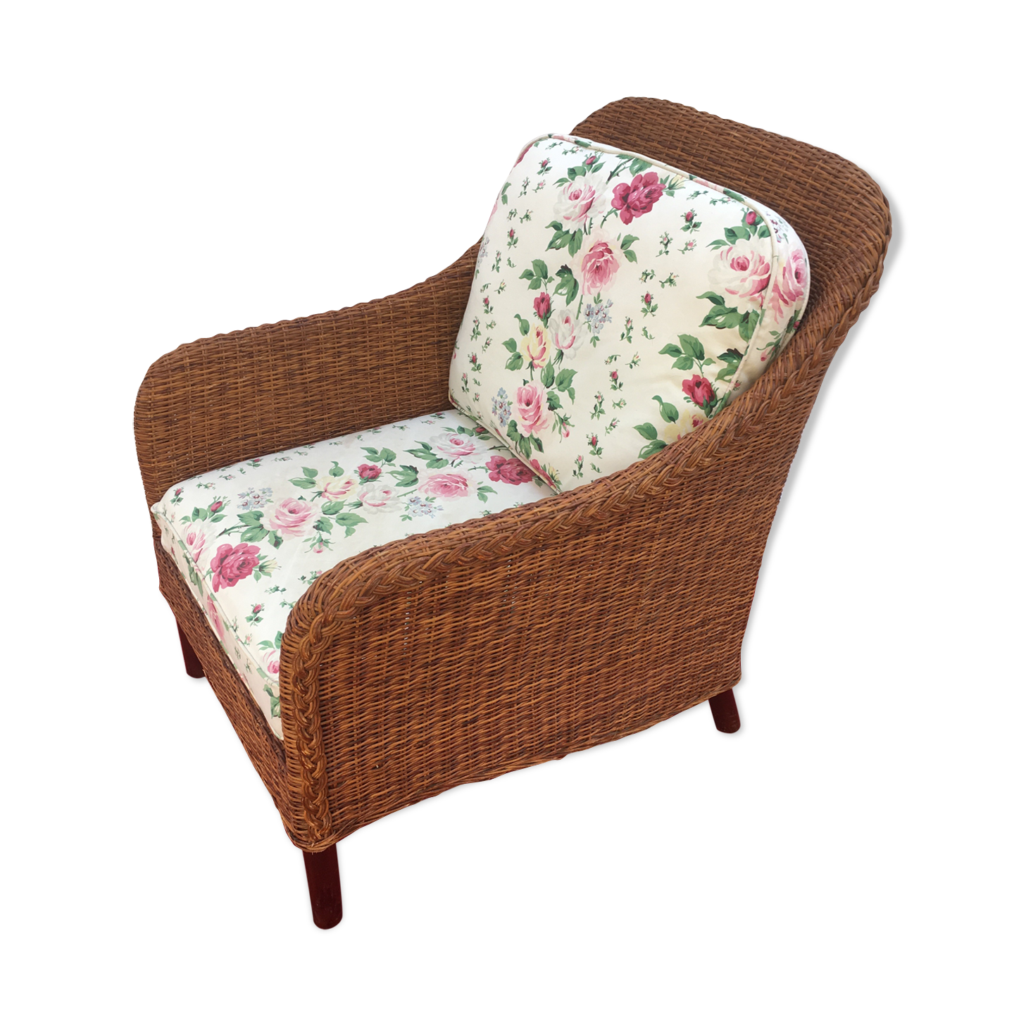 Rattan armchair