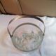 Glass and metal ice bucket