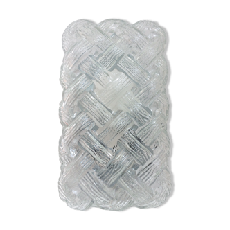 Plafonnier vintage en verre