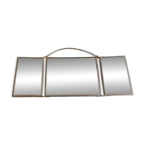 Miniature triptych mirror from the end of the 19th century
