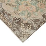 Tapis beige turc antique noué à la main 213 cm x 294 cm - 25059
