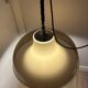 Temde amber acrylic pendant lamp, Switzerland, 1970s
