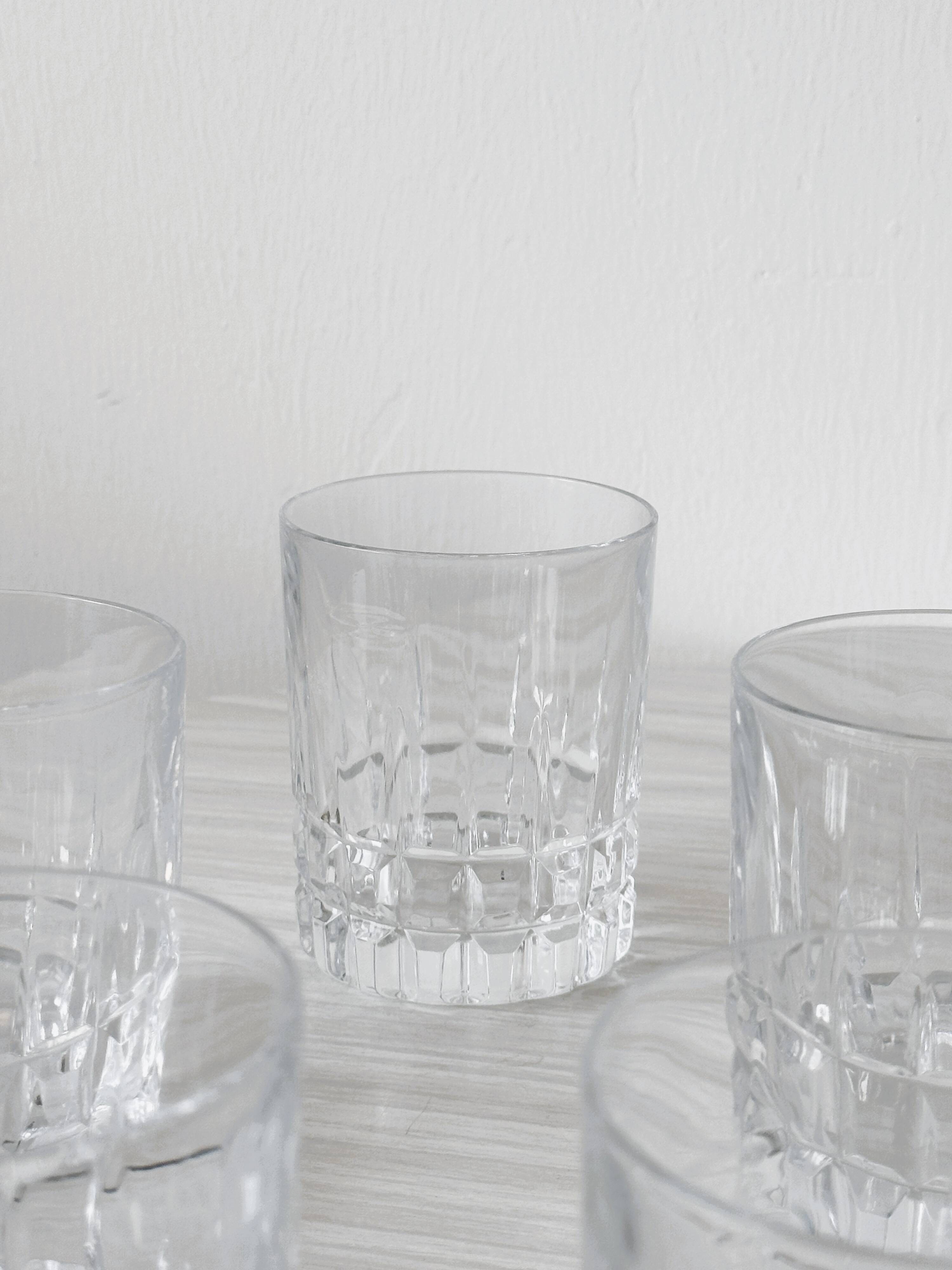 6 whiskey glasses