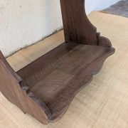 Art Deco walnut wall shelf 1930
