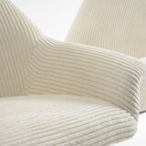 Ivory square shell chair
