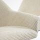 Ivory square shell chair