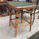 Rattan and scoubidou stool