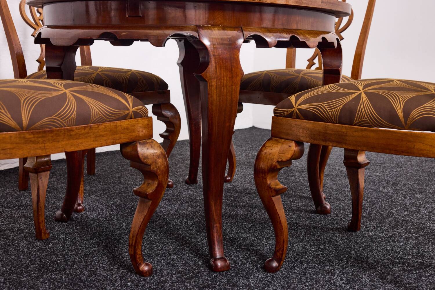 Lajos Kozma, ensemble de 7 pièces baroques Art Déco par Budapest Werkstatten 1920
