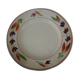 Dessert plate in gien earthenware model jeannine diam 19 cm