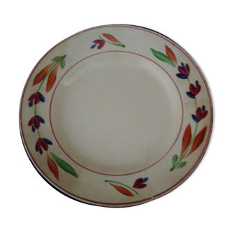 Dessert plate in gien earthenware model jeannine diam 19 cm