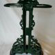 Green emailed cast iron umbrella door