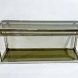 Mid-Century Modern Chrome Console, 1970s