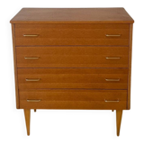 Vintage oak chest of drawers from the 1960s