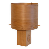 Swedish wooden lamp, 1970