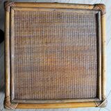 Table or footrest rattan