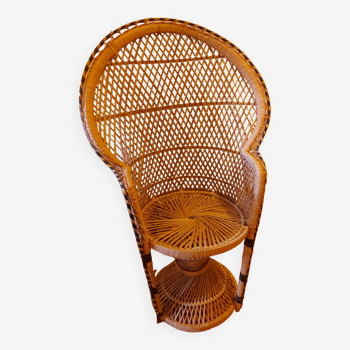 Emmanuel rattan armchair for children