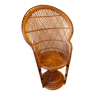 Emmanuel rattan armchair for children