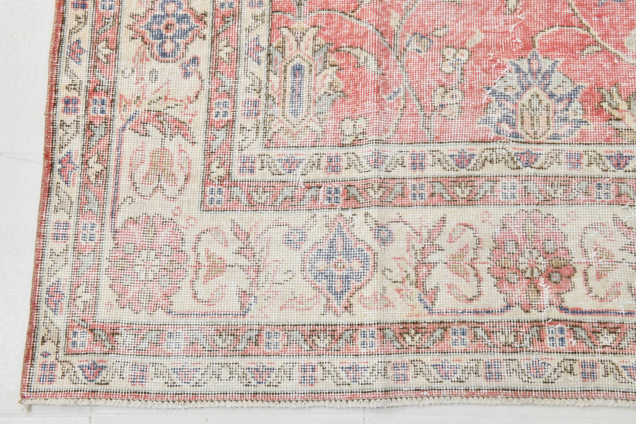 7x10 Dusty Red Persian Area Rug, 205x322Cm