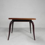 Gaming table, portfolio table, with folding, rotating top