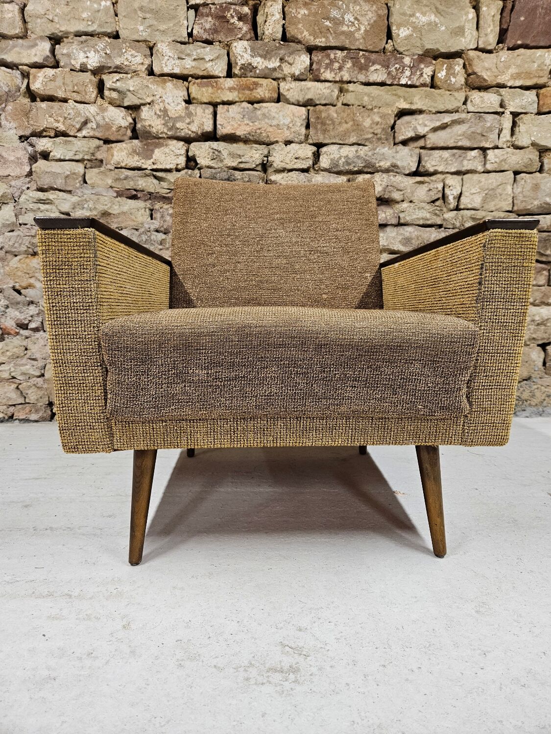 Compass feet armchair 1970s