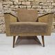 Fauteuil club pieds compas 1970