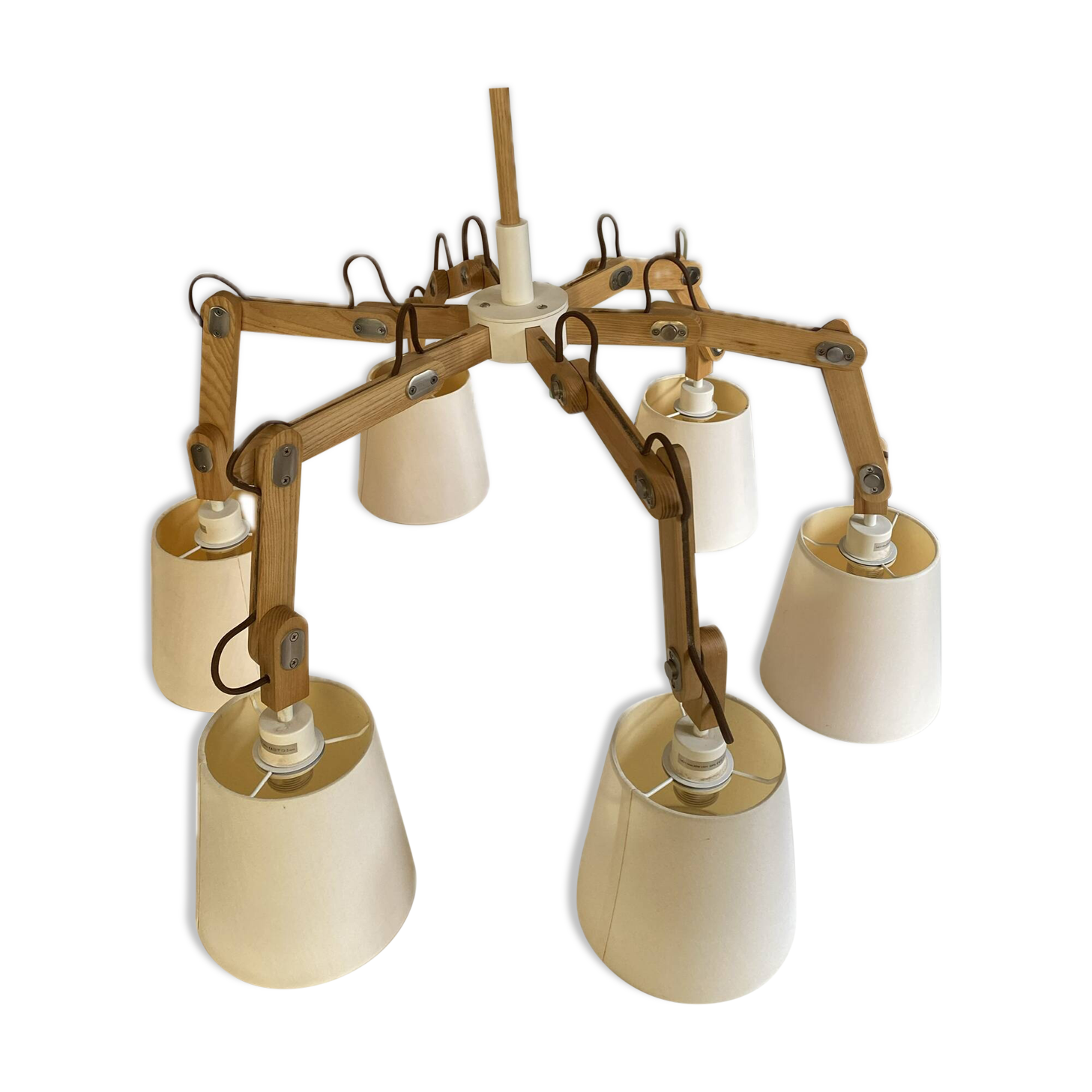 Lustre scandinave avec bras articulés