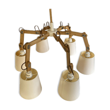 Lustre scandinave avec bras articulés