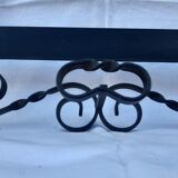 Art deco wrought iron coat hanger