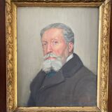 Old portrait of a man signed Almagia