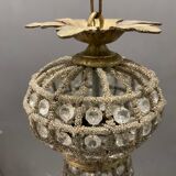 Crystal brass chandelier