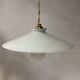 Suspension en opaline vintage