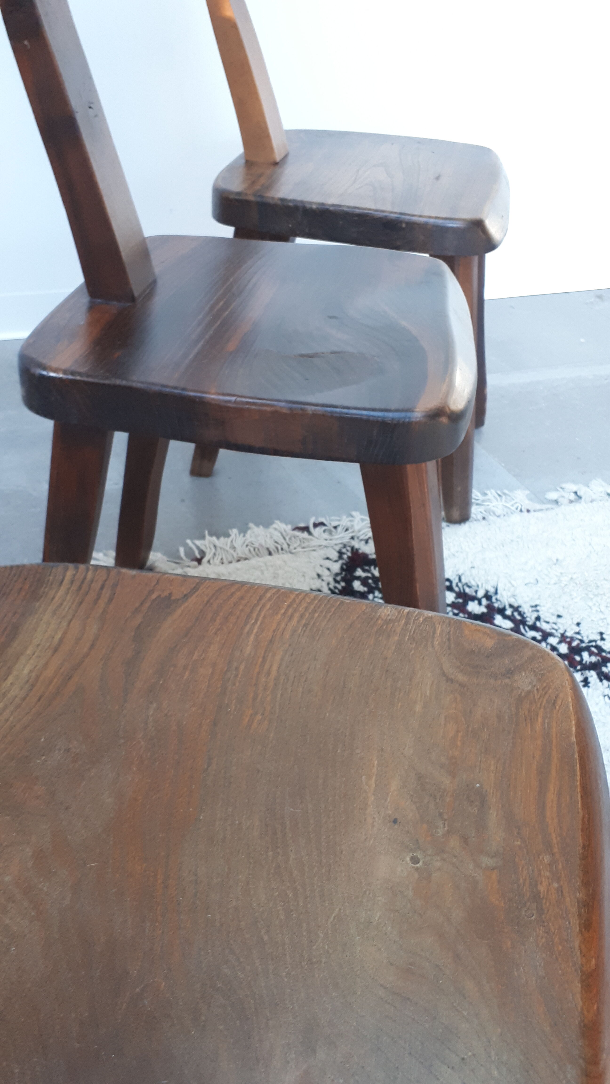 3 chairs T brutalist art of the 60s