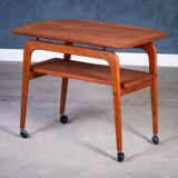 Teak Bar Cart by Arne Hovmand-Olsen for Mogens Kold, 1960s