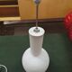 Doria Leuchten 2-light opaline floor lamp